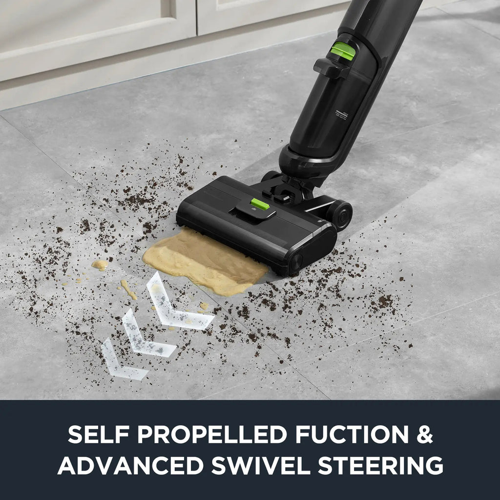 Cordless Wet Dry Hard Floor Cleaner, Smart Vacuum Mop for Multi-Surfaces